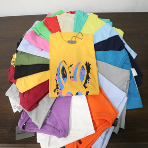 Venta al por mayor Diseño en blanco Algodón Poliéster Color sólido Logotipo privado Impresión Manga corta Venta caliente Hombres O cuello Camiseta - Product Image 4