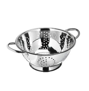 Whole Sale Stainless Steel Kitchen Strainer Colanders Set Small <b>Large</b> Fruit Vegetable Drain Wash <b>Storage</b> <b>Baskets</b> - Product Image 1