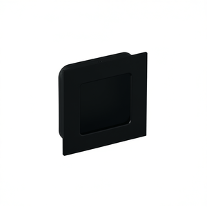 Manija para Puerta Corredera de Poliamida 90, Color Negro Mate Profundo 544.60B, para Puertas de Madera de 17 mm de Grosor, Accesorios para Rieles de Cortinas de 60 mm - Product Image 3