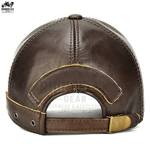 Nouveauté, casquettes en cuir unisexes, design classique, stock personnalisé, 100% coton, tissu courant, couleur et taille personnalisées - Product Image 6