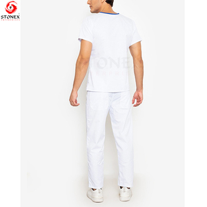 ชุดเครื่องแบบพยาบาลสำหรับผู้ชายชุดเครื่องแบบสวมใส่สบายระบายอากาศได้ดีสำหรับฤดูร้อน - Product Image 4