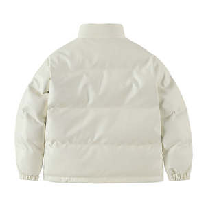 Veste d'hiver matelassée pour homme en toile 100% avec col montant, super chaude, couleur et design personnalisés - Product Image 3