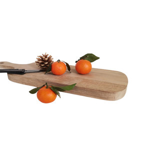 Planche à découper en bois de forme rectangulaire, bois naturel, bloc de découpe pour la cuisine, usage domestique - Product Image 3