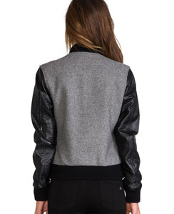 <b>Lightweight</b> Dyed Bamboo Fiber Waterproof Windproof Breathable Street Fashion Varsity <b>Jackets</b> for <b>Women</b> OEM Wholesale Winter - Product Image 3