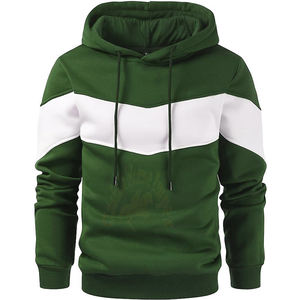 เสื้อฮู้ดสวมหัวผ้าฟลีซสำหรับผู้ชายเสื้อสเวตเชิ้ตลำลองแขนยาวผ้าคอตตอน100% ใหม่มีสีบล็อกระบายอากาศมีกระเป๋ามีฮู้ดสำหรับฤดูหนาว OEM - Product Image 1