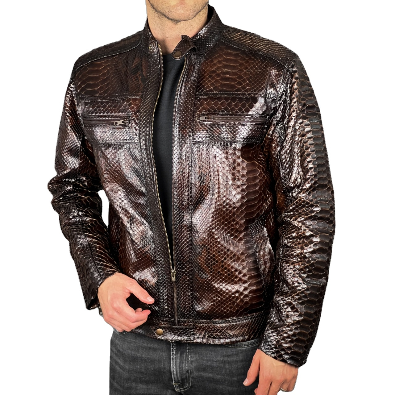 Shop High-Quality Snake Skin Jackets for Men & Women