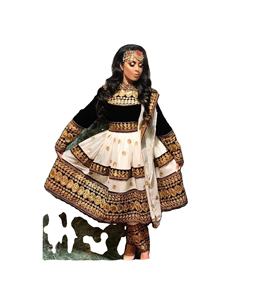 Robes afghanes Kuchi robe kuchi vintage ethnique tribale, robes traditionnelles afghanes/pakistanaises Kuchi party multi couleurs - Product Image 1