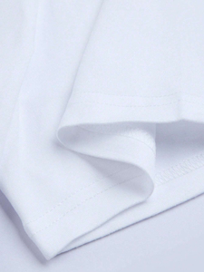 Camisetas de algodón de gran tamaño para mujeres y hombres Estilo Hiphop de lujo con logotipo impreso en serigrafía de lujo Venta al por mayor - Product Image 3