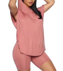 Ensemble de yoga uni pour femmes en gros, ensemble deux pièces sans couture pas cher, séchage rapide, respirant, vêtements de sport pour le yoga, la course à pied, l'entraînement sportif - Product Image 1