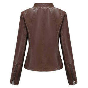 Vestes en cuir véritable en gros, vestes en cuir personnalisées pour femmes, vestes en cuir unisexe pour hommes et femmes, vestes en cuir pur pour femmes - Product Image 3