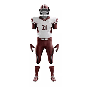 Nouveauté, ensembles d'uniformes de football américain pour hommes, manches courtes, respirants, séchage rapide, logo personnalisé, prix de gros - Product Image 2