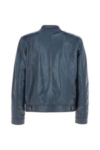 Chaqueta de Cuero Genuino Personalizada de Alta Calidad para Hombre, Clásica, Sólida, Transpirable y Ecológica para Invierno - Product Image 5