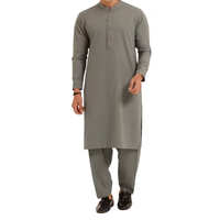 Tenue ethnique traditionnelle pakistanaise Salwar Kameez pour hommes, tissu en coton de qualité supérieure, design moderne, respirant, pour adultes