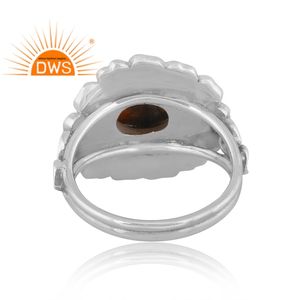 Meilleure vente de bague en argent sterling oxydé Mojave cuivre bourdon turquoise avec pierres précieuses fabricant de bijoux personnalisé - Product Image 5