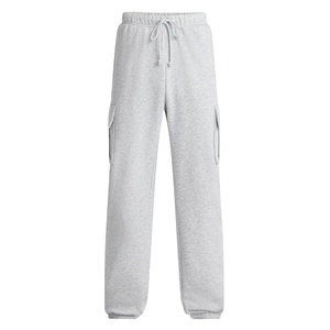Pantalon de jogging d'été personnalisé de haute qualité unisexe, décontracté, délavé, style sport, coupe ample, pantalon cargo droit pour homme 2026 - Product Image 3