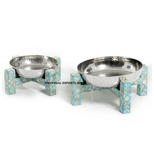 ชามช็อคโกแลตโลหะตกแต่งสำหรับ qatar kuwait sedi สำหรับงานแต่งงานชามช็อคโกแลตโลหะแบบใหม่หรูหรา - Product Image 4