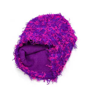 Nuevo gorro rojo borroso de punto personalizado, gorros cálidos de invierno, gorro de pescador, gorro desgastado, gorro de calavera para hombres y mujeres, gorros, gorro de reloj - Product Image 6