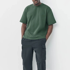 T-shirt homme de haute qualité, coupe courte et ample, style décontracté, t-shirt oversize, t-shirt personnalisé pour homme, coupe ajustée - Product Image 5