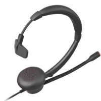Casque téléphonique filaire Talkvioce 660D 3,5 mm pour centre d'appels, casque USB professionnel avec microphone