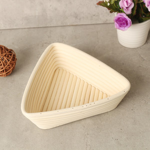 Cesta de Fermentación de Pan Triangular de Ratán 100% Natural, Ecológica y Hecha a Mano, Apta para Alimentos, Cestas Banneton, Cuencos para Masa - Product Image 3