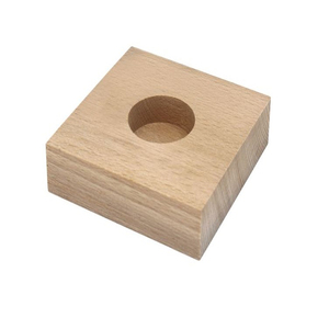 VELA DE MADERA VOTIVE HOGAR SOPORTE DE LUZ DE TÉ DECORATIVO DISEÑO CLÁSICO PORTAVELAS DE MADERA - Product Image 5