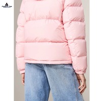 Vente en gros Vestes d'hiver de haute qualité en plumes de canard remplies de plumes de canard avec logo personnalisé pour femmes