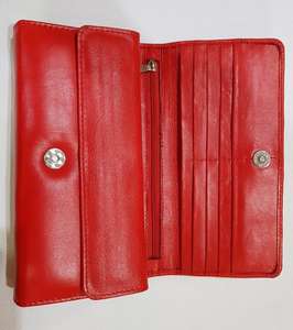 Portefeuille à trois volets en cuir de vachette pour homme Sac à main protégé pour homme avec doublure Sac à main en cuir pour femme - Product Image 5