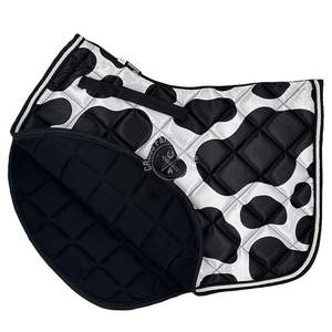 Tapis de selle de cheval élégant de bonne qualité pour l'équitation Style dressage en cuir meilleur matériau coussinets confortables avec toutes les tailles - Product Image 1