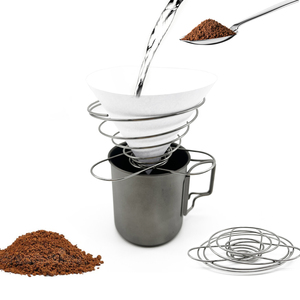 Collapsible <b>Coffee</b> Filter Paper Holder, Foldable Outdoor Travel Camping <b>Coffee</b> Dripper Stand - Product Image 3