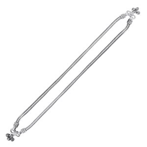 Avarta Sterling <b>Silver</b> Oxidized <b>Anklet</b> for Girls & Women - Product Image 1