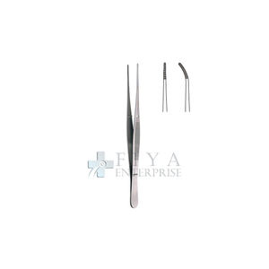 Pinzas Semken-Taylor curvadas de 12cm de alto grado, pinzas de disección de apósito quirúrgico Dental, instrumento médico de acero de potencia Manual - Product Image 1