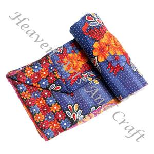 Colcha Kantha Gudari, Colcha Kantha Gudari, Venta al por Mayor, Proveedor de Oro, GD2134, Colcha Kantha Hecha a Mano, Algodón Estampado Indio - Product Image 1