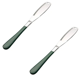 Cuchillo de mantequilla de latón Recién pulido con espejo y seguro para alimentos para el hogar a un precio razonable Cuchillo de mantequilla de latón - Product Image 4