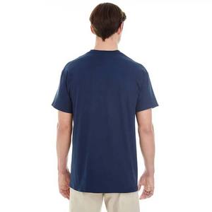 Navy <b>Blue</b> Color Cotton <b>Men's</b> T <b>Shirts</b> Plain Oversize Round Neck Short Sleeve Summer Wear Custom Logo Design High Street T <b>Shirts</b> - Product Image 2