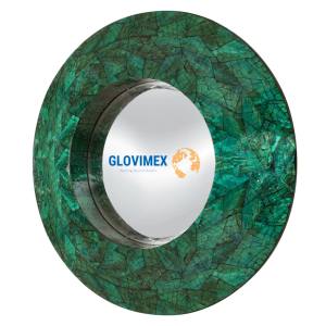 Top Nouveau Design Capiz Shell Mur Salon Miroir Petit Rond Naturel Coffre-fort En Osier Style Moderne Salon Meubles Utilisation Décorative - Product Image 1