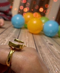 Anillo de Plata de Ley 925 con piedra de cuarzo rosa en bruto Natural para mujer, joyería de moda, regalo para fiesta de compromiso, aniversario - Product Image 2