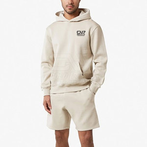 Fabricant pakistanais ensemble sweat à capuche et short en polaire pour hommes coupe ajustée ensemble sweat à capuche et short en polaire pour hommes - Product Image 1