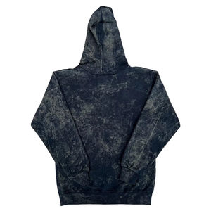 100% coton 500 GSM coton lourd épais hiver polaire à capuche boxy fit blanc uni hommes sweat à capuche pierre acide lavage pull - Product Image 2