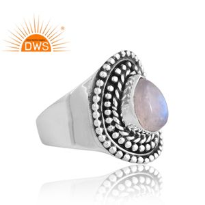 แหวนพลอยสีรุ้งธรรมชาติสำหรับผู้หญิงแหวนเงินแท้925ออกแบบได้ตามต้องการสำหรับเป็นของขวัญ - Product Image 4