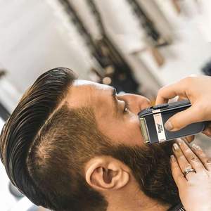 Rasoir électrique étanche à double lame pour hommes, sans fil et rechargeable par USB, tondeuse à barbe pour le visage, IPX7 - Product Image 1