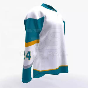 Uniforme de Equipo de Hockey sobre Hielo, Jersey con Cuello Redondo, Acabado Liso y Ajuste Flexible, Jersey de Hockey sobre Hielo de Alta Calidad - Product Image 2