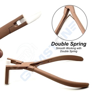 Pince professionnelle en acier inoxydable pour extensions de cheveux – Outil réutilisable pour l'installation et le retrait des extensions adhésives pour I-Tip - Product Image 3