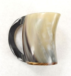 Cuerno de búfalo hecho a mano vikingo bebiendo cuerno taza nuevo diseño para cerveza y café taza de cuerno de beber Natural Faizacraft - Product Image 1
