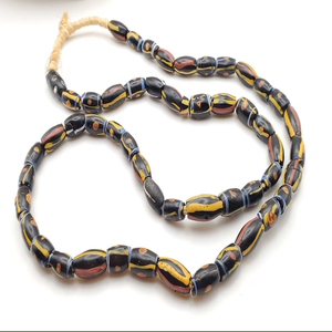 Cuentas antiguas de comercio de vidrio veneciano, cuentas de vidrio de Murano de cristal coleccionables Vintage para el comercio africano, suministro a granel al por mayor - Product Image 2