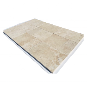 Azulejo de travertino beige marfil duradero de alta calidad hecho en Turquía y pavimentadora para jardín Hotel Villa al por mayor - Product Image 2