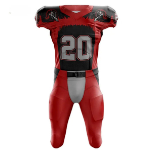 Uniforme de football américain de haute qualité à bas prix, fabriqué en 100% polyester, uniforme de football américain personnalisable - Product Image 3