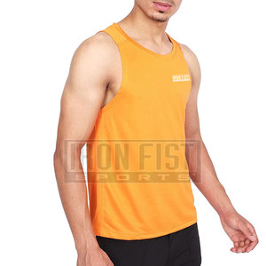Camiseta de gimnasio informal para hombre, venta al por mayor, chaleco de fitness sin mangas con tela elástica, camiseta de entrenamiento holgada - Product Image 2