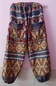 Prix de gros sarouel en rayonne indienne-Aladin Sarouels sarouel Boho Hippie Streetwear pour l'été toile tissu - Product Image 3