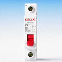 Disjoncteur miniature (MCB) Delixi DE47s 1P en cuivre, capacité de coupure 6kA pour usage domestique et industriel