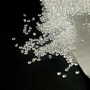 เพชรทรงกลมเจียระไนสีขาวขนาด2มม. ได้รับการรับรองจาก SGL เพชรธรรมชาติ VS1ความชัดเจนพลอยทรงหลวมรูปทรงกลมสำหรับการทำเครื่องประดับ - Product Image 3